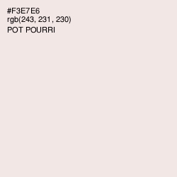 #F3E7E6 - Pot Pourri Color Image